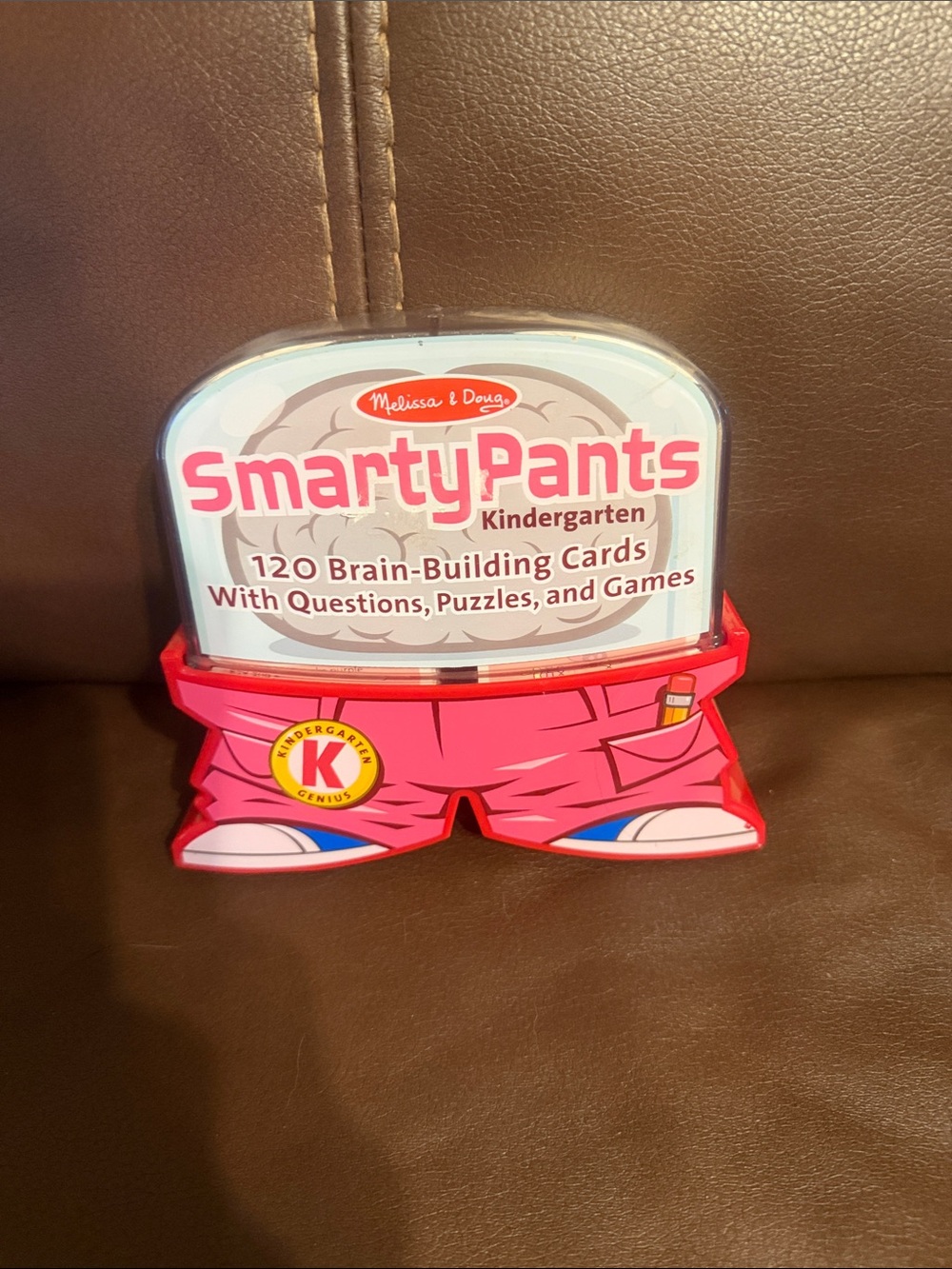 Melissa & Doug SmartyPants Kindergarten Brain-Building Cards - Pink Red Blue